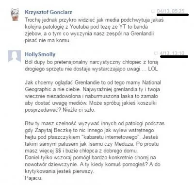 Koninapolska - @fucked_up: komentarz fajny, szkoda tylko że słabo podrobiony :)