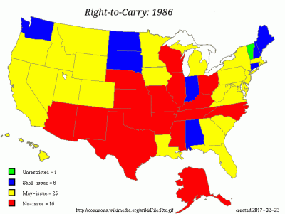 ramzes8811 - Prawo do noszenia broni w USA- od 1986 do dnia dzisiejszego.
#bron #str...