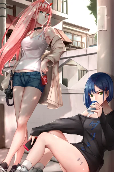 Azur88 - #randomanimeshit #darlinginthefranxx #zerotwo #ichigo #longhair #shorthair #...