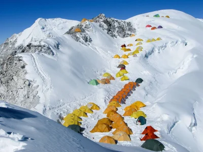 fotogorskie - Bardzo ciekawie położona baza obozu pod Cho Oyu w okolicach Everestu :)...