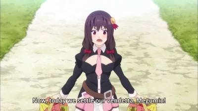 kedzior1916 - > Megumin, na następnych zawodach cię pokonam!
( ͡° ͜ʖ ͡°)
#randomani...