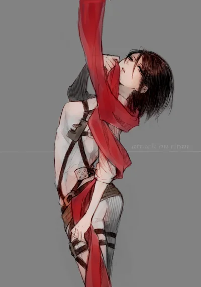 bakayarou - #randomanimeshit #shingekinokyojin #attackontitan #mikasaackerman #pixiv ...