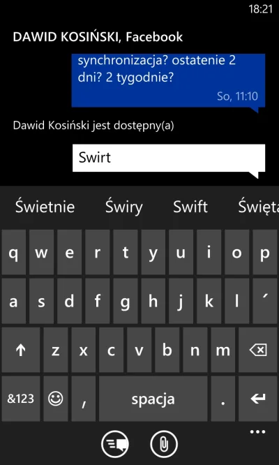 wt_f - #pytanie #windowsphone Po co jest na polskiej klawiaturze znak: ' (poniżej P, ...