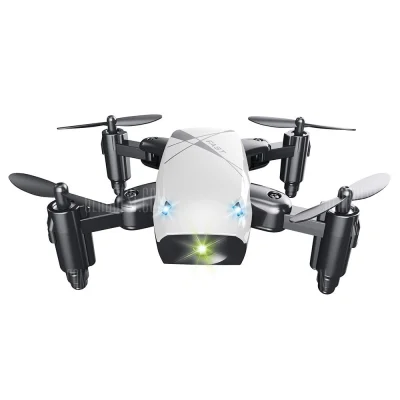 eternaljassie - S9 Micro Foldable RC Drone - RTF - STANDARD VERSION WHITE w dobrej ce...