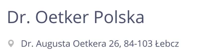 sezan - @vasili994 Dr Oetker na ulicy Dr Oetkera