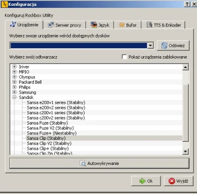 Toksyczny_Grubas - Chcę wgrać rocboxa do clipa sansy i nie znajduje mi urządzenia w i...