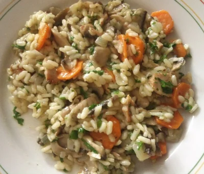 tytyryty - Szanowne jury Mirkowe, jak ocenicie takie (moje pierwsze) risotto? W rzecz...