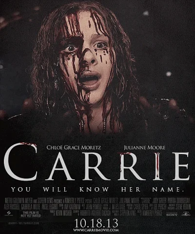 Shewie - #film #carrie #niepolecam



Nie ma co się za wiele rozpisywać na temat tego...