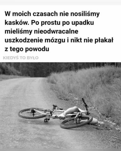 Bzdziuch - #rower 

Kurła kiedyś to było
