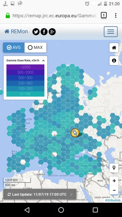 jalop - Radiacyjna mapka ONLINE

https://remap.jrc.ec.europa.eu/GammaDoseRates.aspx

...