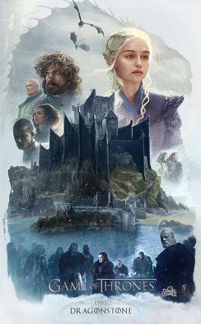 Lord_Stannis - To jest piękny plakat pierwszego odcinka, moi drodzy.

#got #graotro...