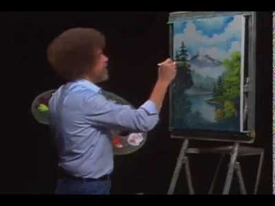 anonim1133 - Chciałbym być malarzem.
#malarstwo #bobross