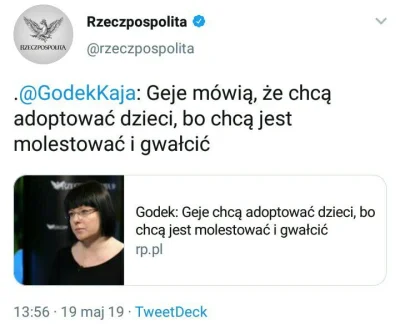 lakukaracza_ - Szkoda, że nie jestem gejem bo bym ją oskarżył za "obrażanie uczuć gej...