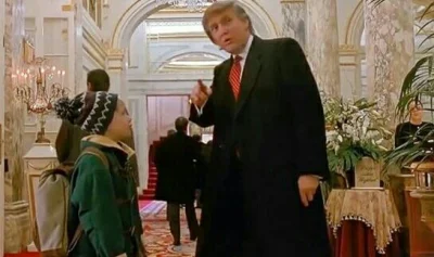 t.....1 - Donald Trump w filmie Kevin sam w Nowym Jorku