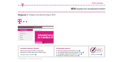 bslawek - ma ktoś telefon w #tmobile i jak chce się zalogować do iboa to dwa razy chc...