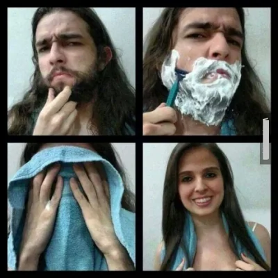 Brydzo - #broda #golenie #niebieskiepaski #takaprawda #humorobrazkowy
