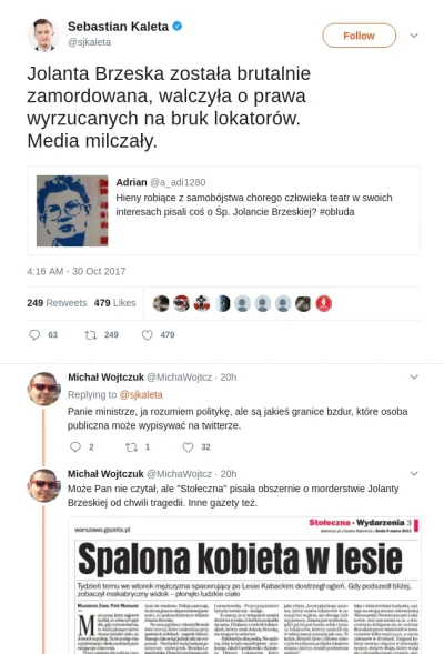 P.....j - Minister z PiS kolega Jakiego troche przesadził w tweecie. PIS nie może się...