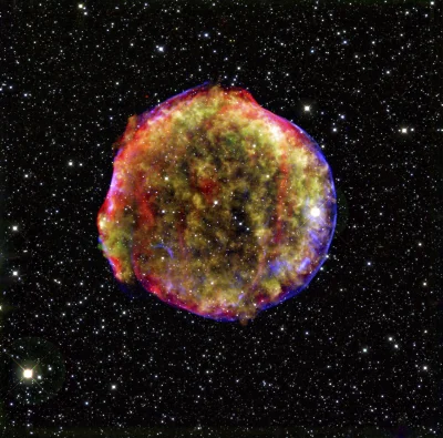 s.....w - Pozostałość po supernowej Tychona (SN1572) choć odkrytej w 1572 roku przez ...