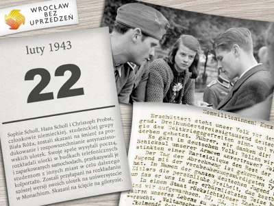 Andreth - Dokładnie 75 lat temu,22 lutego 1943 roku, około 17:00, zostali ścięli na g...
