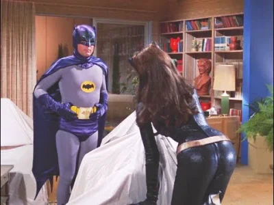 Zdzisiu1 - Catwoman z serialu z 1966 z Adamem Westem to jest chyba największa seksbom...