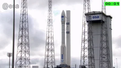 blamedrop - No to póki co dzisiaj, zamiast Falcona #spacex mieliśmy start od ESA. Mac...