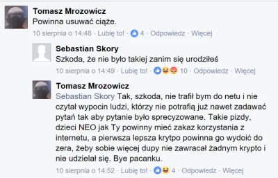MagicznyHades - Na grupie altcoin polska na facebooku ktoś zadał pytanie jakie proble...