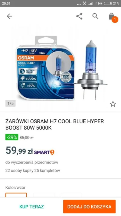 P.....C - Mirki czy są jakieś żarówki, ale nie ULTRA WHITE XENON LOOK 5000K HYPER BLU...