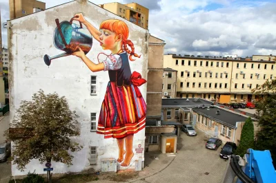 demfide - #mural #streetart #sztuka #bialystok 
Za każdym razem jak widzę ten mural ...