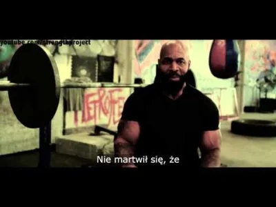 K.....z - "I command you to grow!"

CT Fletcher opowiadający o przetrenowaniu. Trochę...