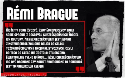 Fren - Remi Brague, francuski filozof religii i laureat prestiżowej Nagrody Ratzinger...