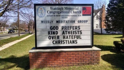 Unik4t - Bóg preferuje dobrych ateistów nad nienawistnymi chrzescijanami.

#wiara #bo...