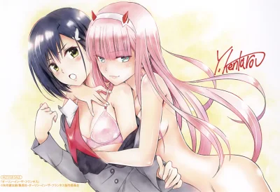 MEXICANO23 - #randomanimeshit #anime #zerotwo #ihago #darlinginthefranxx #yuri