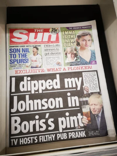 unluckysoap - The Sun to bardzo poważna gazeta. XD

#uk