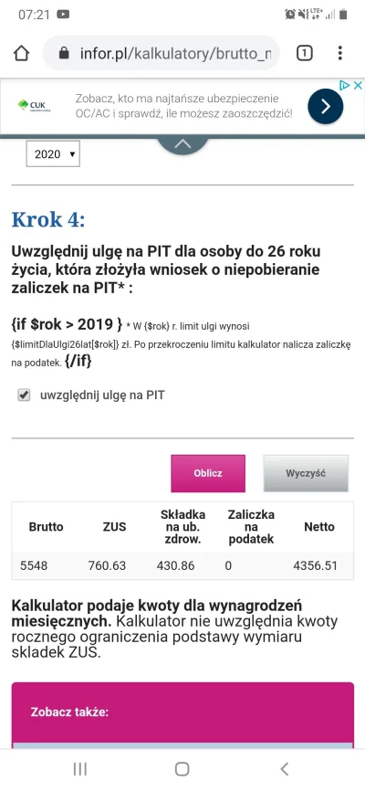 wys97 - No.. Ale czegoś nie rozumiem chciałem 4 K netto A dostaje po programie 4480. ...