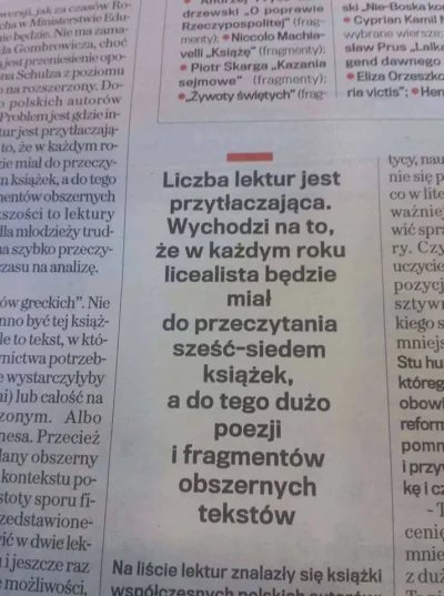 juzwos - Nie dogodzisz
Czytają za mało źle
Za dużo źle
A już licbaza to ma teraz drog...