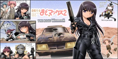 80sLove - Mad Max 2 w wersji anime Madoka Magica :D - autor: Shingyoji Tatsuya
http:...