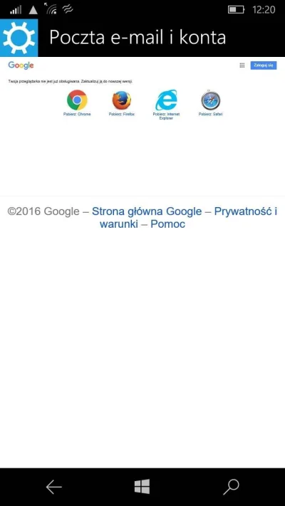 mia_mortadela - #bojowkawindowsphone 
Google blokuje swoje usługi na #windowsphone. ...