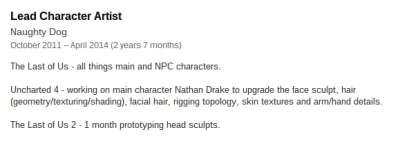 Z.....n - #ps4



Michael Knowland do niedawna pracował w Naughty Dog jako Lead Chara...