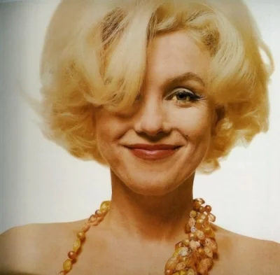 Rozbrykany_Kucyk - Portret Marilyn Monroe z jej ostatniej sesji zdjęciowej na kilka t...