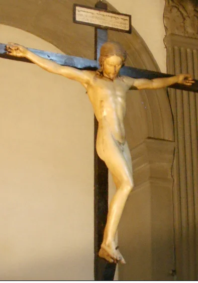 powsinogaszszlaja - Jedyna drewniana rzeźba wykonana przez Michała Anioła, wykonana d...