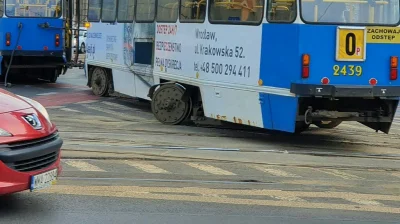 jestemtunew - Dzisiaj na ulicach Wrocławia przeprowadzany był test tramwaju z tylnią ...