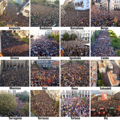 rybak_fischermann - Wczorajsze protesty przeciwko przemocy policji w Katalonii (w tra...