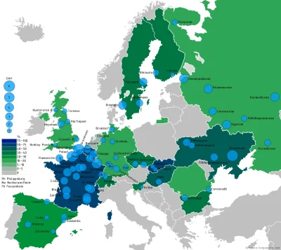 Z.....a - Mapa elektrowni jądrowych w Europie: