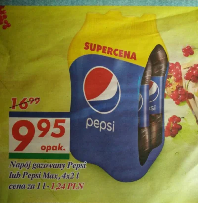 P.....r - Auchan 15.07-21.07
Pepsi Max

#mikrokoksydeals #promocje