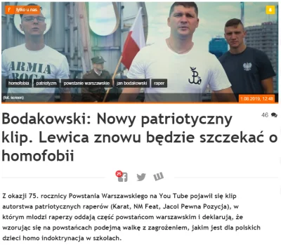 saakaszi - > młodzi raperzy oddają część powstańcom warszawskim i deklarują, że wzoru...