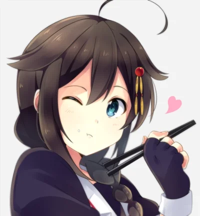 Azur88 - #randomanimeshit #kantaicollection #shigure #longhair #brownhair #aquaeyes #...