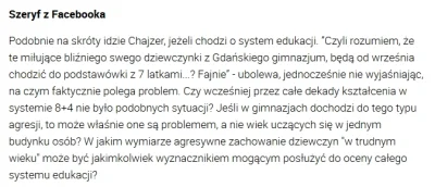 szyfrantzielonka - szeryf facebooka
https://opinie.wp.pl/marcin-makowski-filip-chajz...