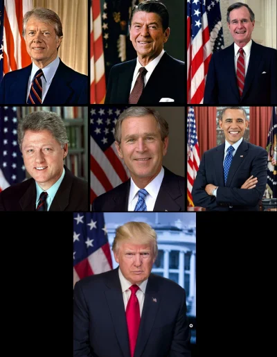 m.....e - Zdjęcia paru wcześniejszych prezydentów USA na Wikipedii... i Trump ( ͡° ͜ʖ...