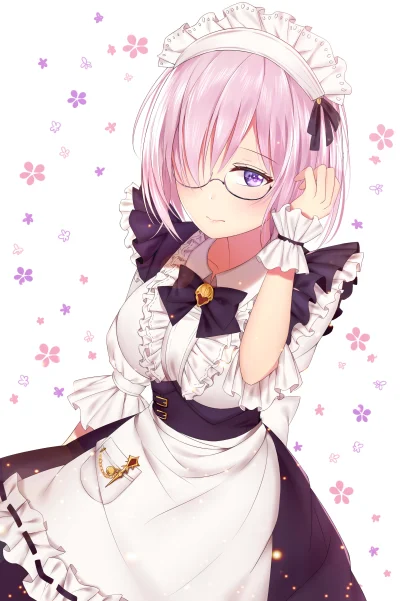 Morimasa - #randomanimeshit #fategrandorder #fate #shielder #blushedface #meganekko #...