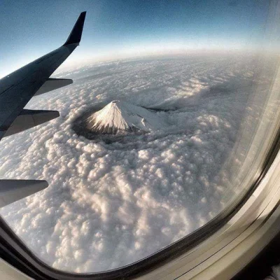 EmDeCe - #wulkan #samoloty #widoki #zima #zdjecia